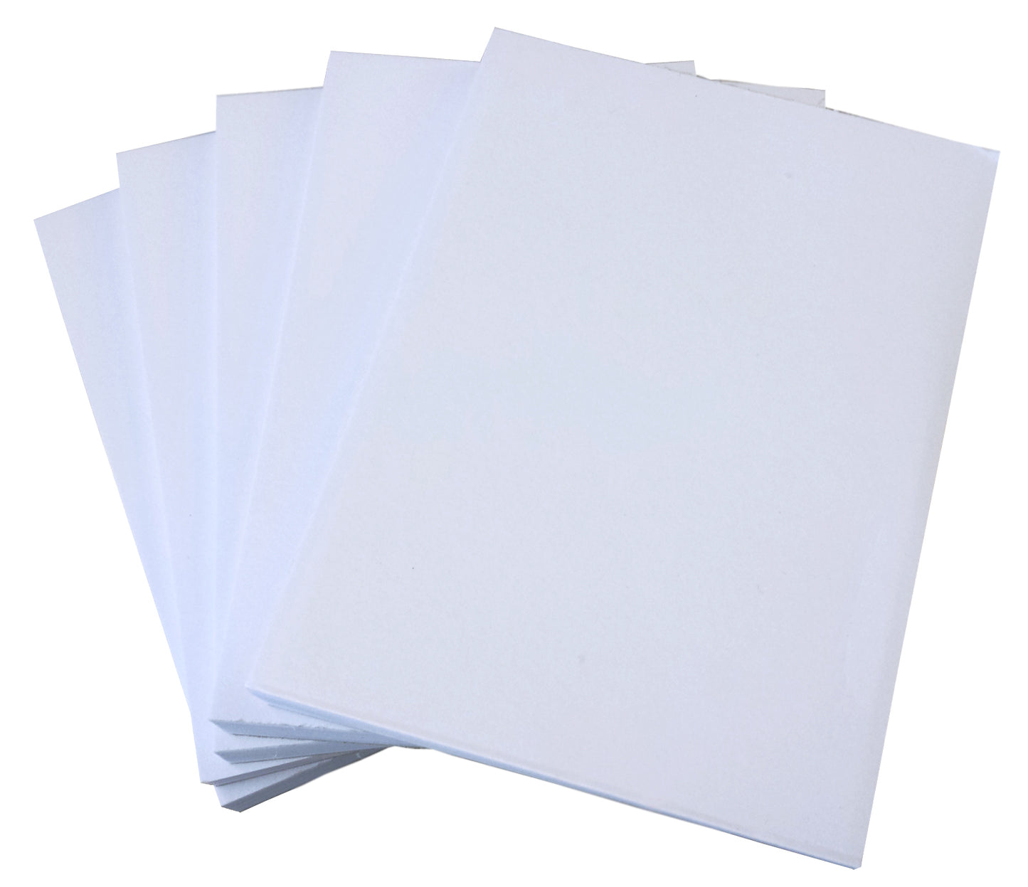 Mini Notizblocks blanko 50 Blatt, 67mm x 90mm, Qualitäts-Offset-Papier 80g/m² (22413)