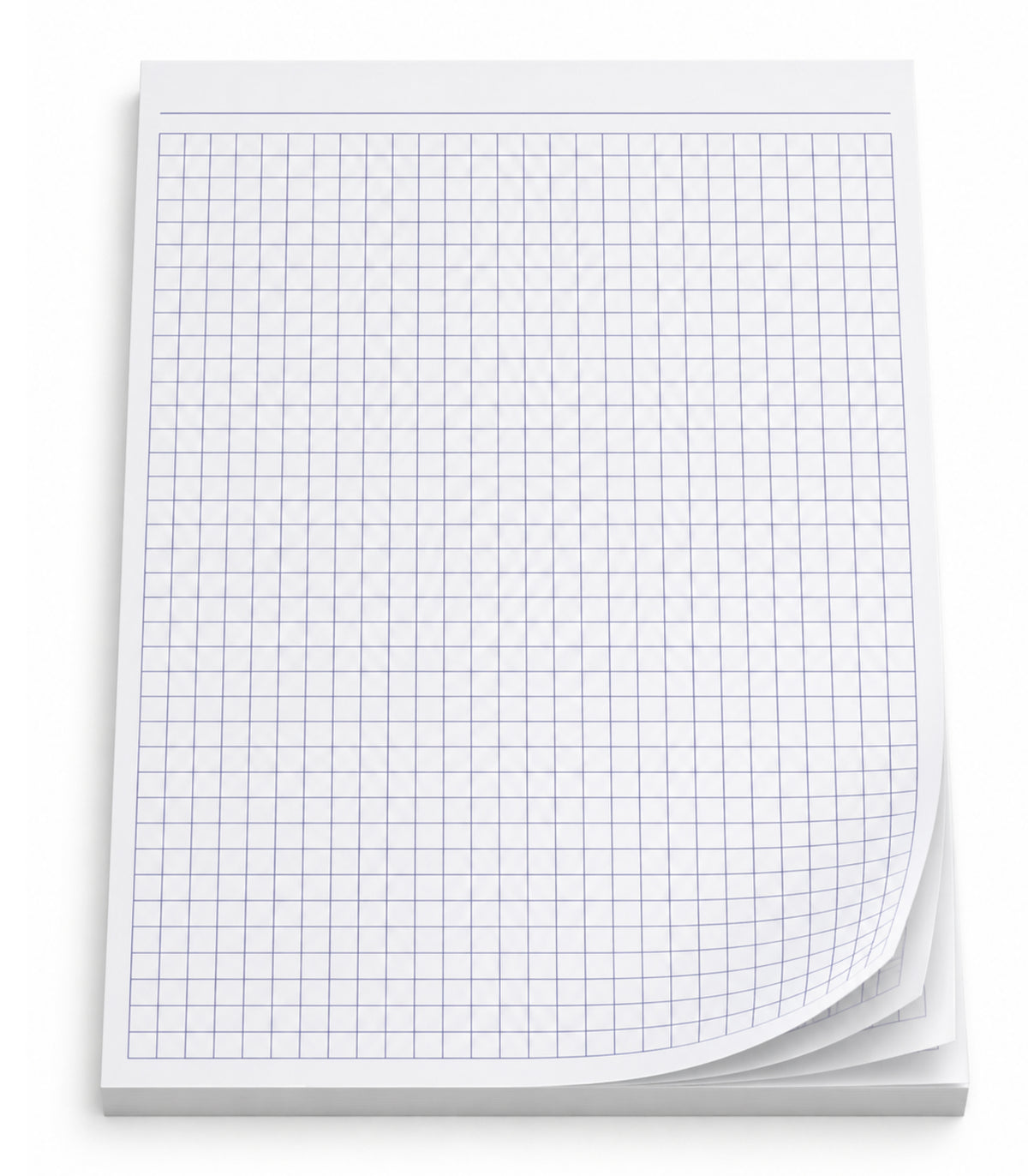 Notizblocks kariert in BLAU - Notizen - 50 Blatt, DIN A5, 50 Blatt, Qualitäts-Offset-Papier 80g/m² (22364)