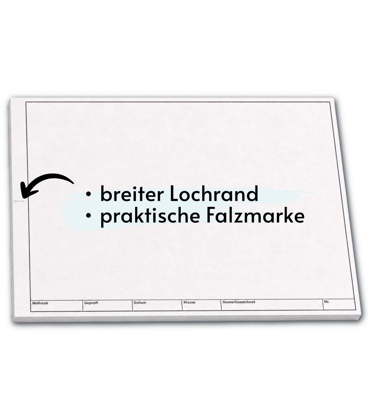TZ-Arbeitsblätter technisches Zeichenpapier - je Block 50 Blatt, DIN A3, Qualitäts-Offset-Papier 150g/m² (22673)