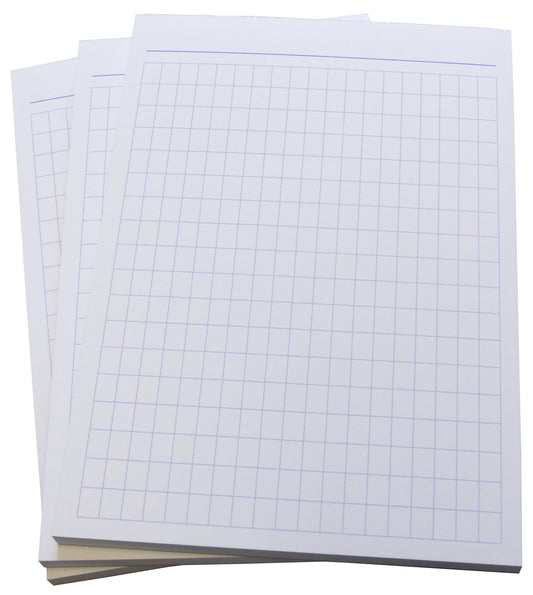 Notiz-Block - rautiert in Blau - 50 Blatt DIN A6 Format (22301)