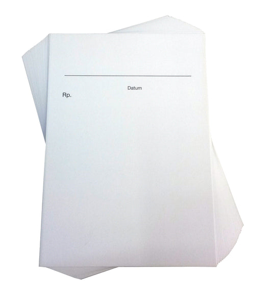 Arzt-Rezept"Rp", DIN A6, 100 Blatt Privatrezept-Vordruck auf Qualitäts-Offset-Papier 90g/m² (22330)