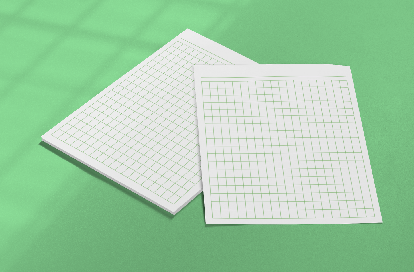 Notizblock - rautiert in GRÜN - 50 Blatt - Staffelpreise verfügbar - DIN A6 Format (22394)