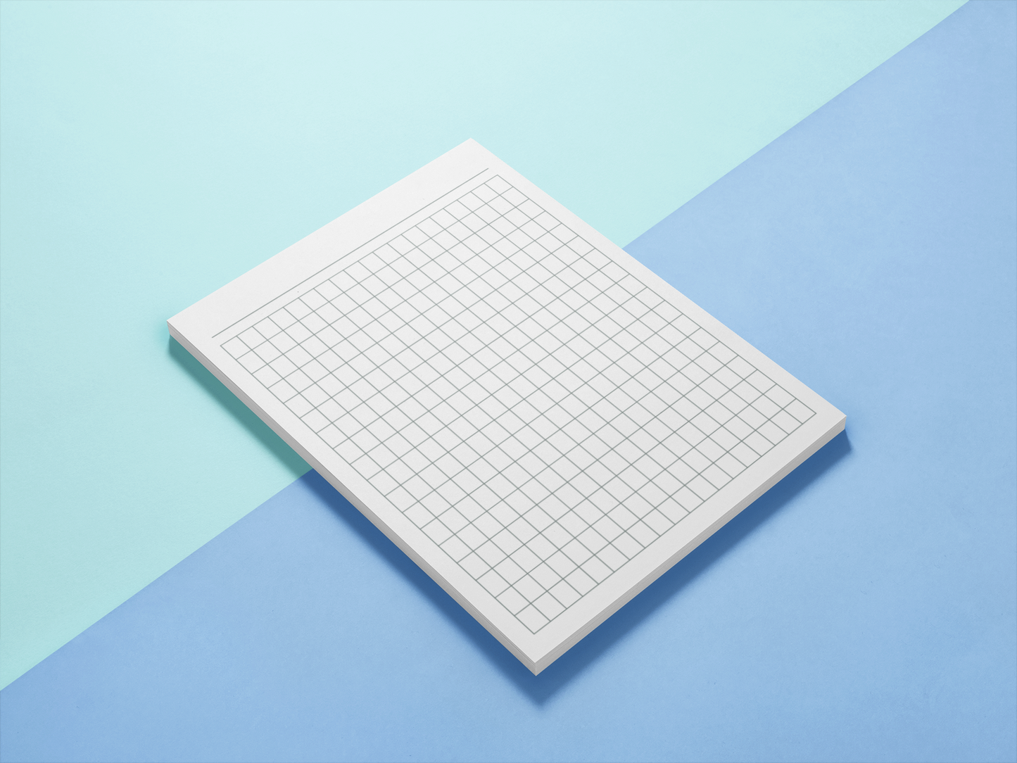 Notizblock - rautiert in Grau - 50 Blatt - Staffelpreise verfügbar - DIN A6 Format (22397)