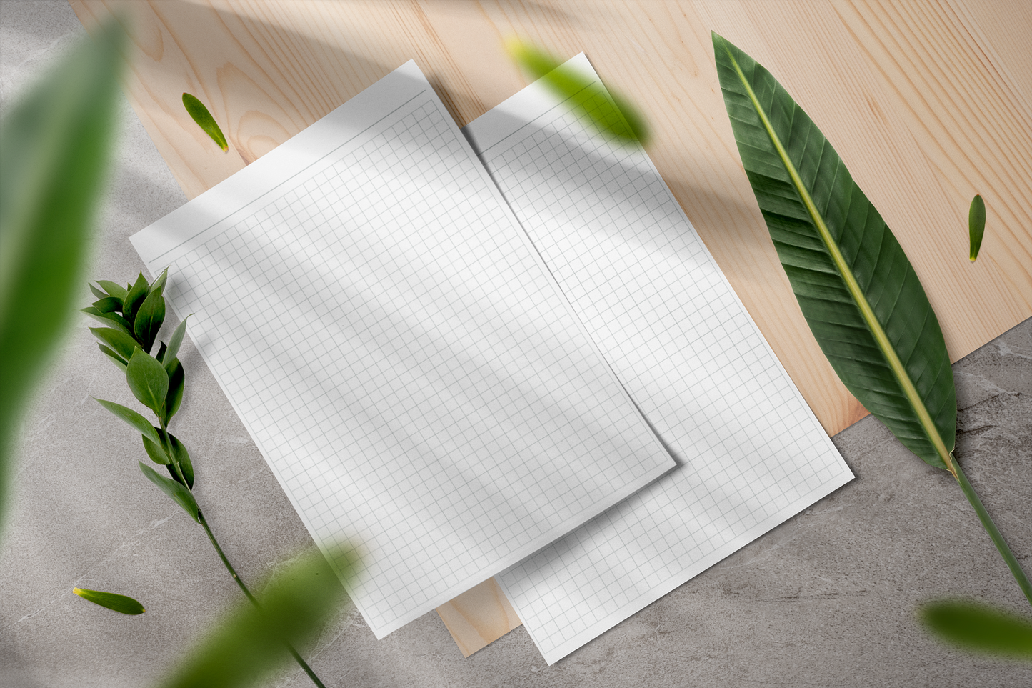 Notizblocks kariert in Grau - Notizen - 50 Blatt, DIN A5, Qualitäts-Offset-Papier 80g/m² (22209)