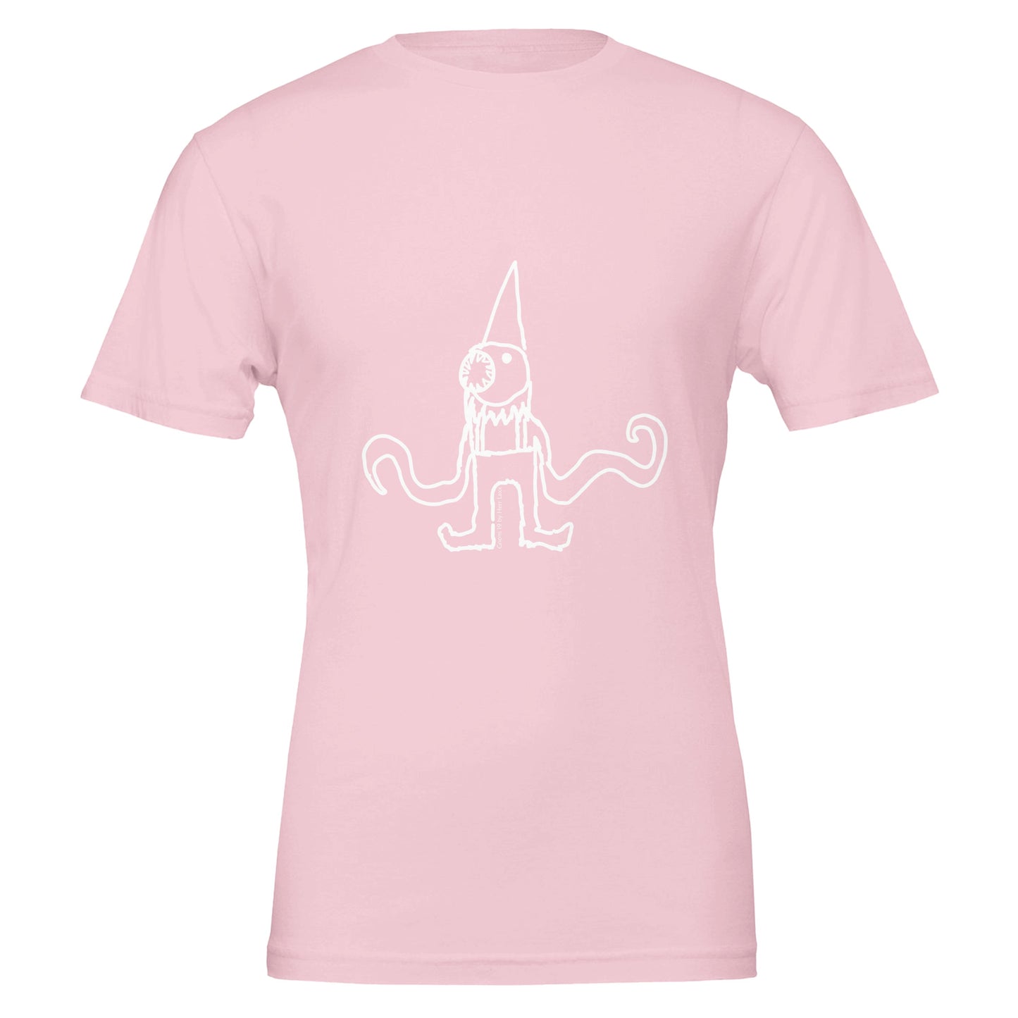 Premium Unisex T-Shirt Gnom Nr. 19 mit Rundhalsausschnitt