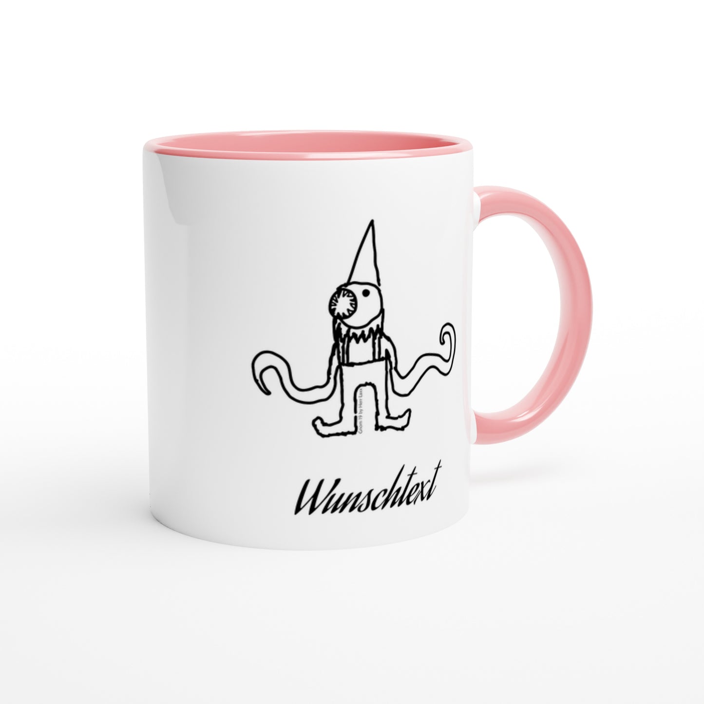 Witziger Gnom Nr.19 Tasse - Lustige Kunst für jeden Tag - Keramiktasse 330ml