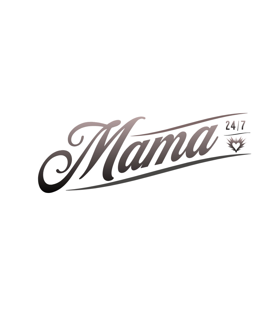 Mama 24/7 T-Shirt - Mit Herz gemacht für alle Mamas - Geschenk zum Muttertag!